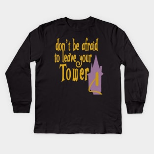 Leave the Tower Kids Long Sleeve T-Shirt